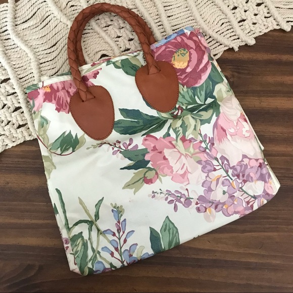 Vintage | Nordic House Pastel Floral Tote Bag - Picture 7 of 7